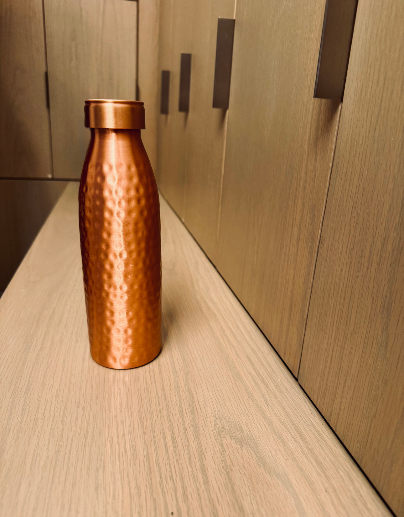 Copper Water Bottle - 24 Oz - Ayurvedic Pure Copper Vessel